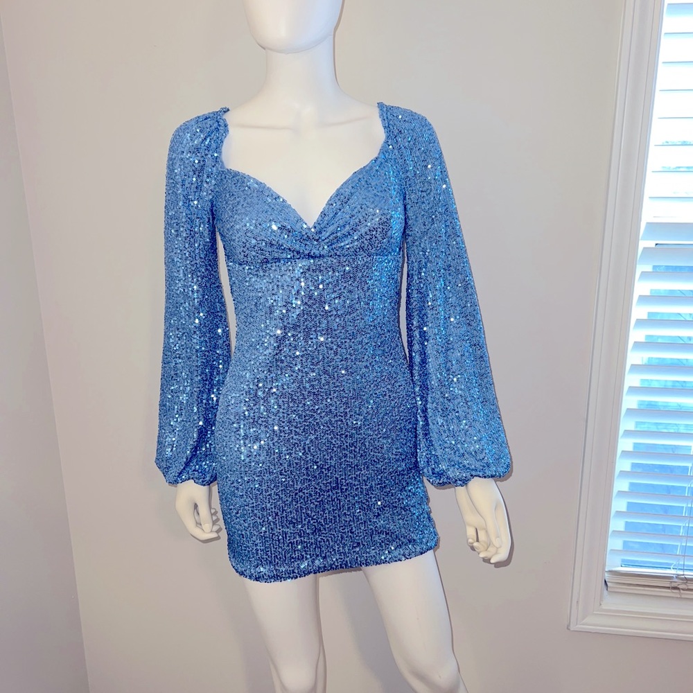 Sequin mini dress